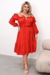 Сукня червона №100001 - фото 1