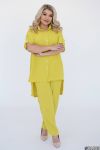 Весняно-літній костюм жовтий №100010 - фото 1