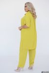 Весняно-літній костюм жовтий №100010 - фото 3