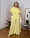Стильний костюм жовтий №100026 - фото 1