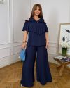 Стильний костюм синій №100029 - фото 1