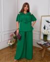 Стильний костюм зелений №100030 - фото 6
