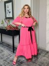 Сукня трапеція малина №100047 - фото 2