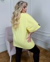 Крутезна оверсайз футболка лимон №100049 - фото 4
