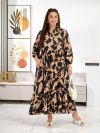 Стильна сукня у трендовому принті №100068 - фото 1