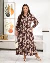 Стильна сукня у трендовому принті №100070 - фото 1