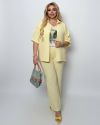 Прогулянковий костюм трійка лимон №100080 - фото 1