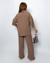 Прогулянковий костюм трійка мокко №100083 - фото 4