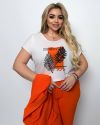 Прогулянковий костюм трійка помаранчевий №100085 - фото 6