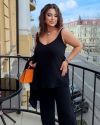 Стильний костюм трійка чорний №100126 - фото 2