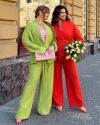 Костюм в стилі кімоно олива №100135 - фото 5