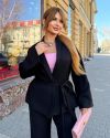 Костюм в стилі кімоно чорний №100137 - фото 4
