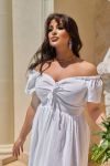 Сукня муслинова біла №100688 - фото 4