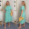 Сукня-сорочка м ята №100703 - фото 1