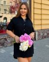 Легка літня сукня сорочка з мусліну чорна №101012 - фото 2