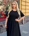 Сукня довга у стилі бохо чорна №101019 - фото 4