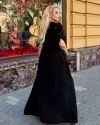 Сукня довга у стилі бохо чорна №101019 - фото 5