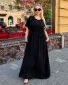 Сукня довга у стилі бохо чорна №101019 - фото 6