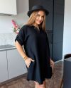Стильна сукня-сорочка чорний №101164 - фото 3