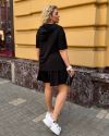 Прогулянковий костюм чорний №101308 - фото 2