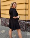 Прогулянковий костюм чорний №101308 - фото 4