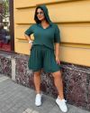 Прогулянковий костюм зелений №101309 - фото 1