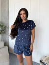 Піжама сердце темно-синій №101572 - фото 3