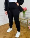 Костюм з мікровельвету чорний №101627 - фото 4