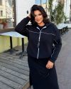 Жіночий костюм-двійка чорний №101640 - фото 4