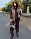 Жилет шоколад стильна і незамінна річ у прохолодну пору №101943 - фото 4