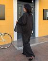Костюм двійка в смужку чорний №102132 - фото 7