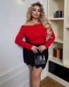 Кофта червона №102373 - фото 1