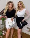 Кофта з сіткою молоко №102380 - фото 5