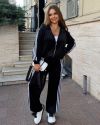 Велюровий костюм чорний №102397 - фото 7
