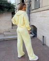 Велюровий костюм жовтий №102401 - фото 6