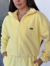 Дуже комфортний, теплий, флісовий костюм жовтий №102471 - фото 6