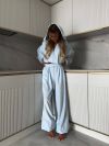 Мʼякий велюровий костюм блакитний №102475 - фото 4
