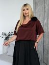 Костюм який ідеально балансує між діловим та романтичним стилем №102581 - фото 6