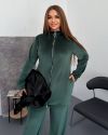 Стильний та комфортний костюм зелений із м’якого велюру №102772 - фото 5