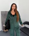 Стильний та комфортний костюм зелений із м’якого велюру №102772 - фото 8