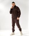Чоловічий шоколад костюм з тринитки на флісі №102928 - фото 2