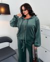 Велюровий пляшка костюм з вишовкою на спині №103161 - фото 8