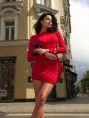 Елегантна сукня червона жіночна та максимально сексуальна №103366 - фото 4