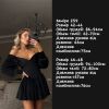 Оксамитовий чорний комбінезон із подвійною спідницею №103378 - фото 3
