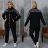 Чорний велюровий костюм +паетка на велюрі №103430 - фото 1