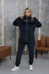 Смарагдовий велюровий костюм +паетка на велюрі №103432 - фото 4