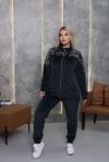Смарагдовий велюровий костюм +паетка на велюрі №103432 - фото 6
