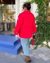 Кашеміровий тренч червоний №103466 - фото 4