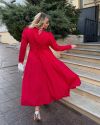 Витончена сукня червона №103494 - фото 2