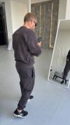 Чоловічий костюм варка з начесом сливовий №103634 - фото 2